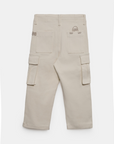 Organik pamuk kargo Pantolon  Nº01 Kırık Beyaz