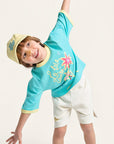 Organik pamuklu Mavi T-Shirt Nº03