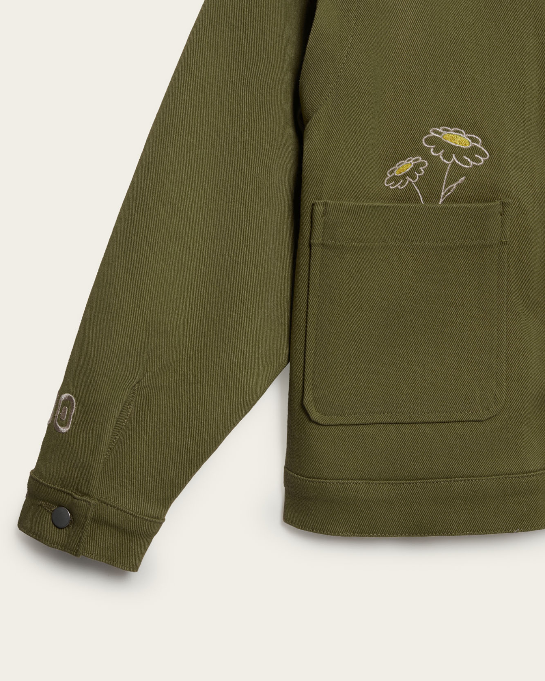 Organik pamuk Ceket/Yelek Nº01 Haki