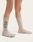 Organik pamuk Çorap Nº02 Gri/Krem