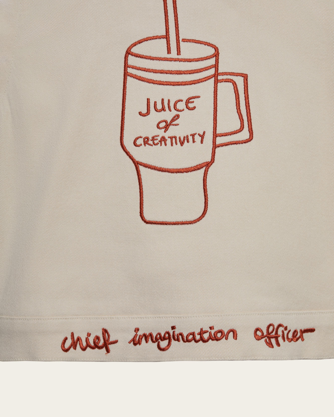 Organik pamuk Ceket/Yelek Nº01 Kırık Beyaz