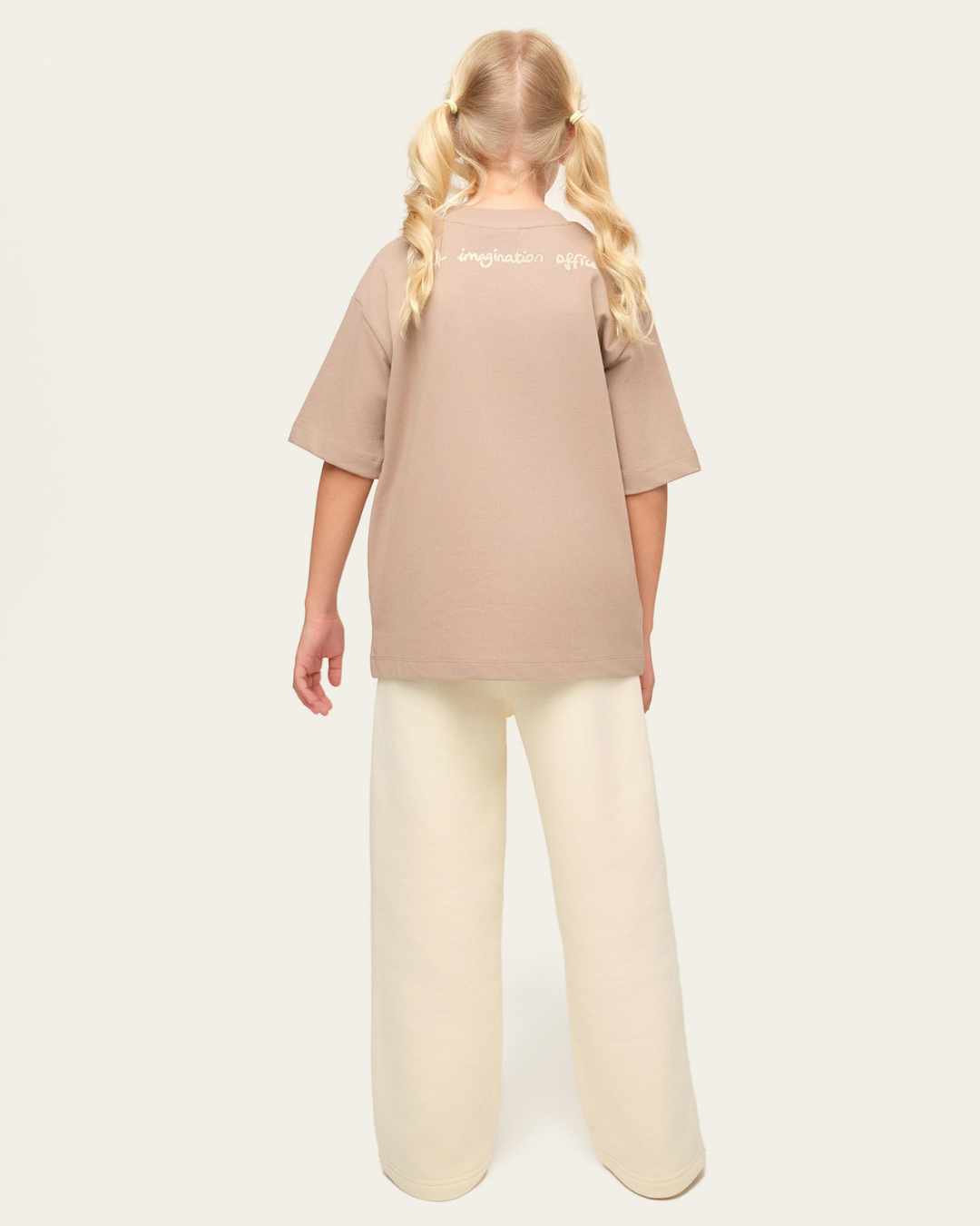 Organik pamuk Beyaz Eşofman Altı Nº02