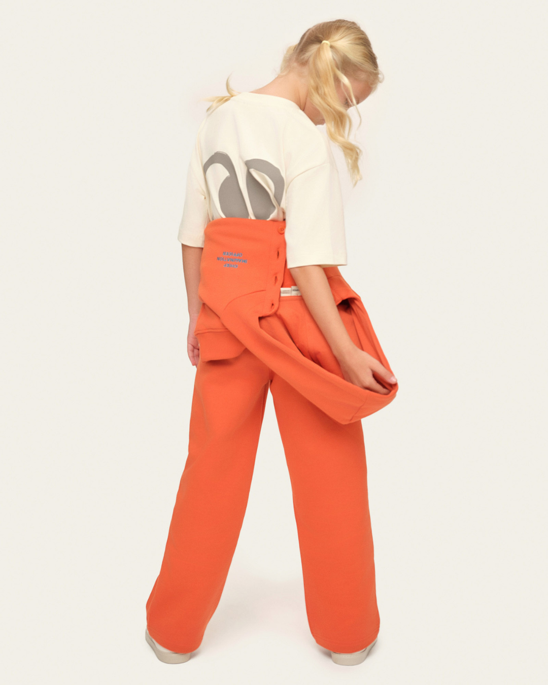 Organik pamuk Turuncu Eşofman Altı Nº02