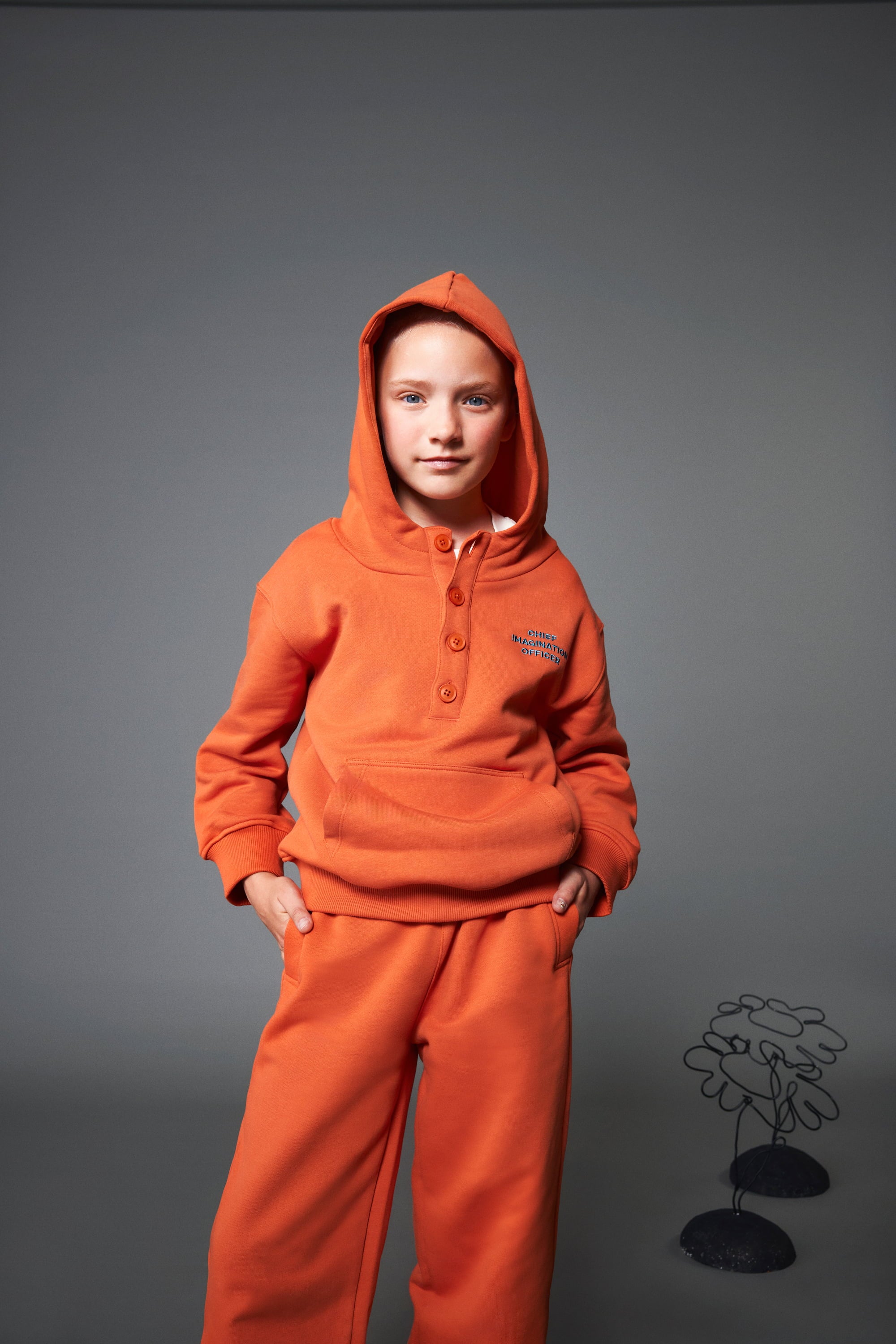 Organik pamuk Turuncu Eşofman Altı Nº02