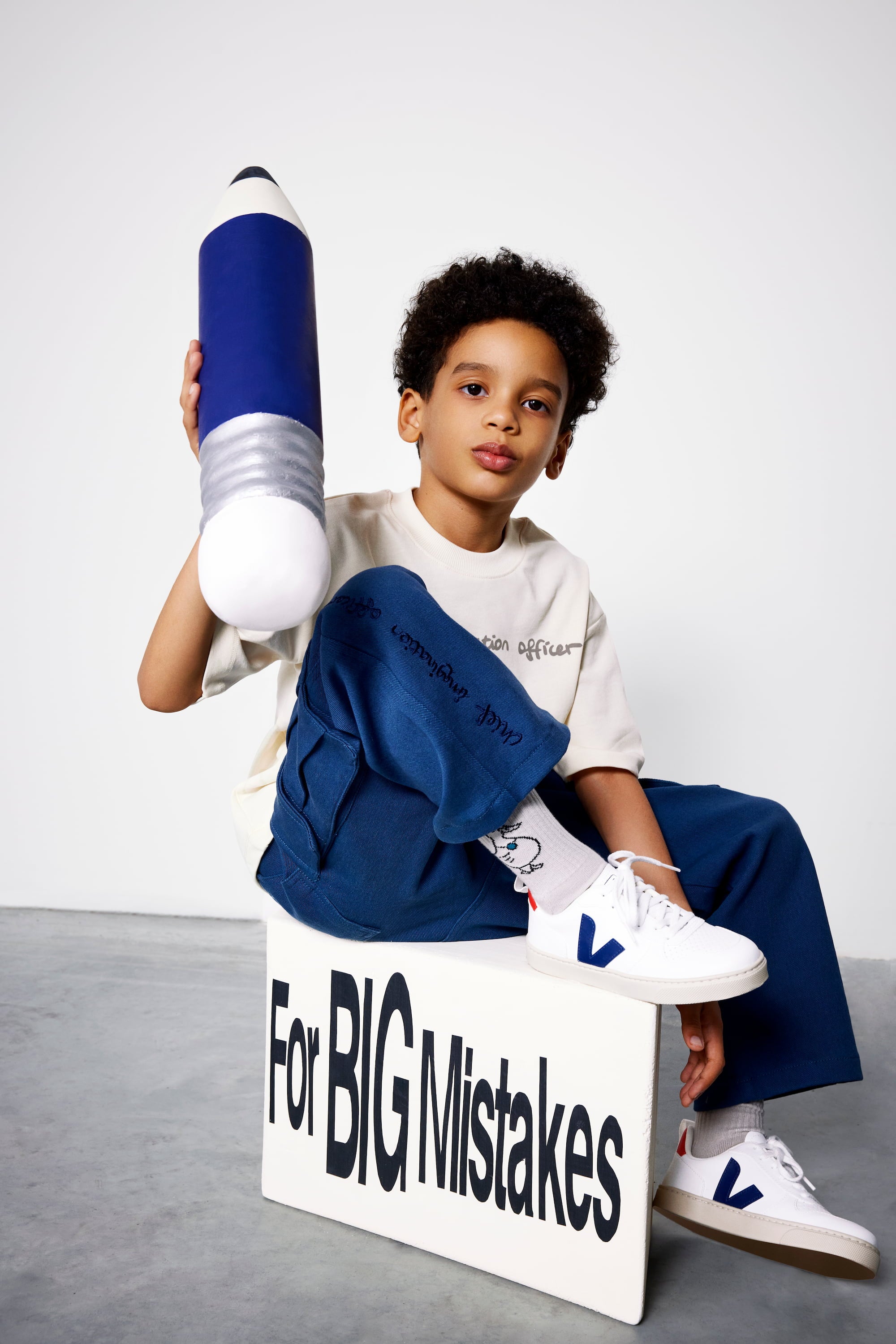 Organik pamuk kargo Pantolon  Nº01 Mavi