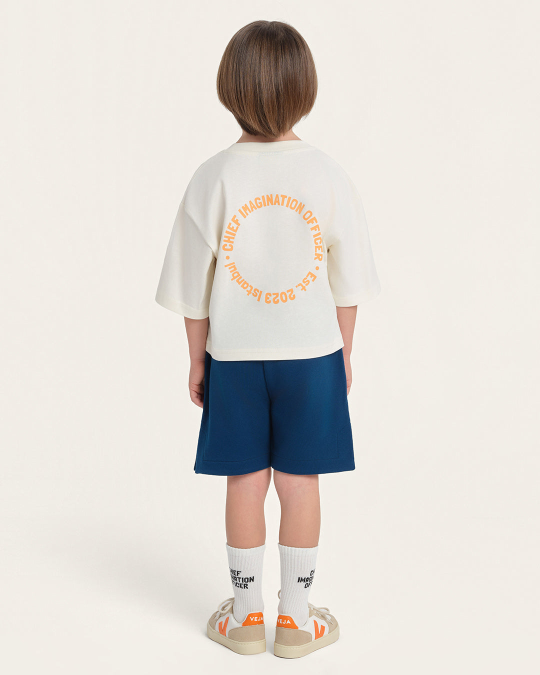 Organik pamuklu Ekru T-Shirt Nº03