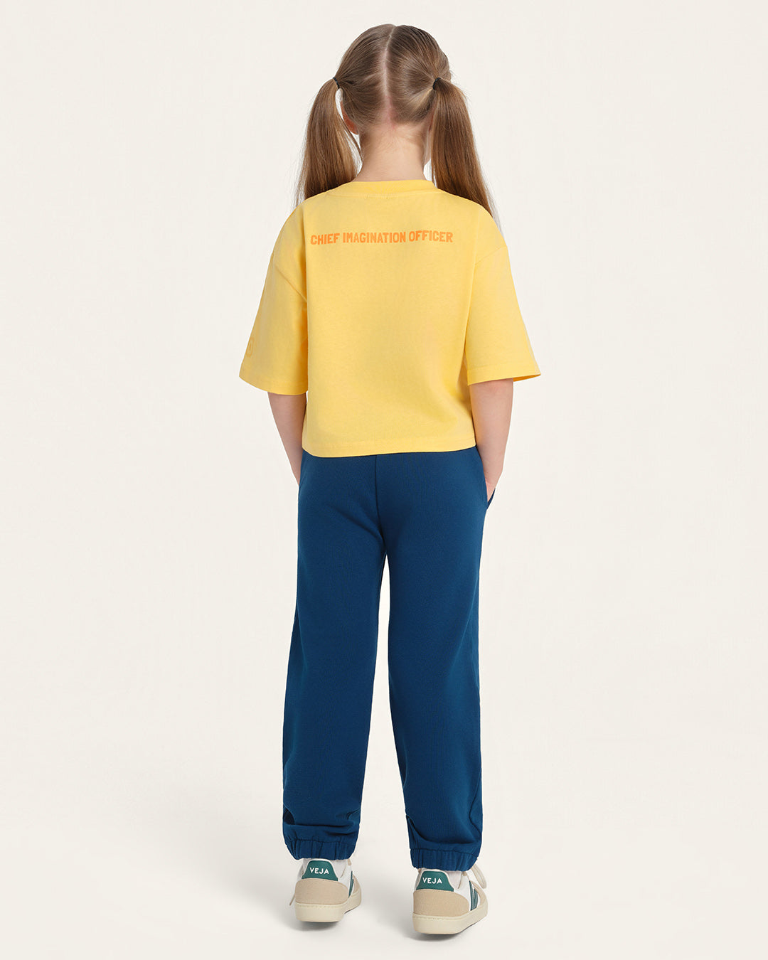 Organik pamuklu turuncu T-Shirt Nº03