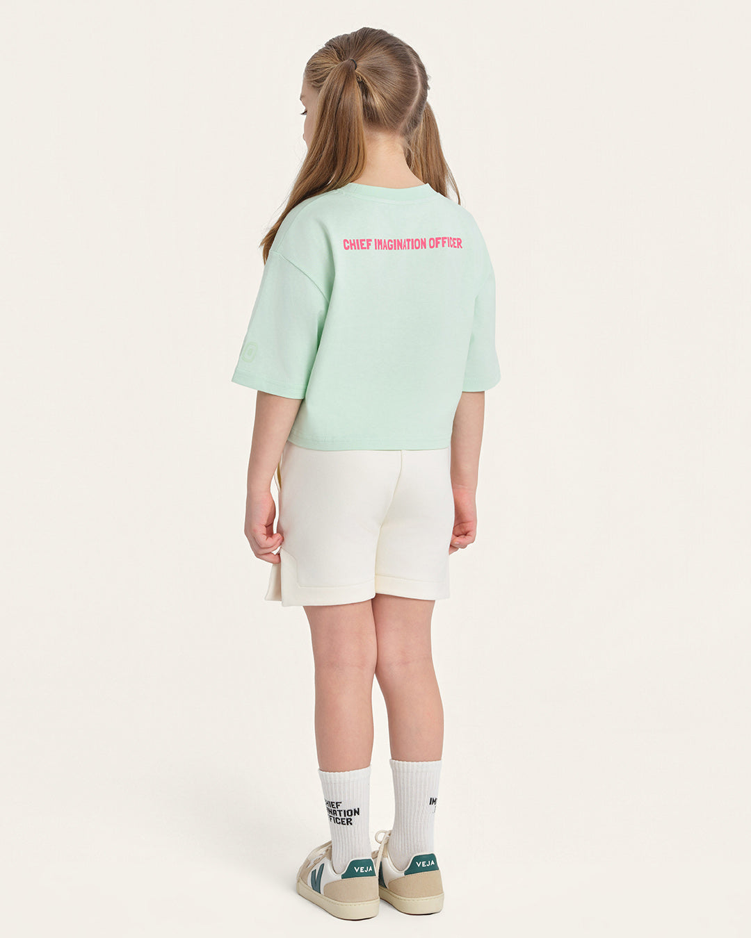 Organik pamuklu yeşil T-Shirt Nº03