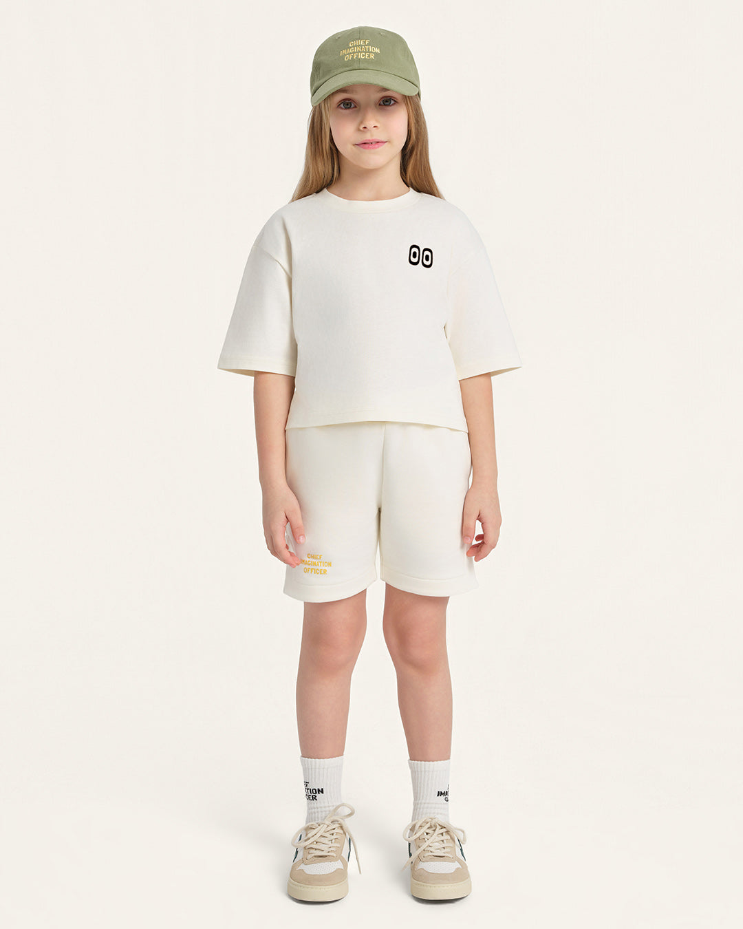 Organik pamuklu Ekru T-Shirt Nº03
