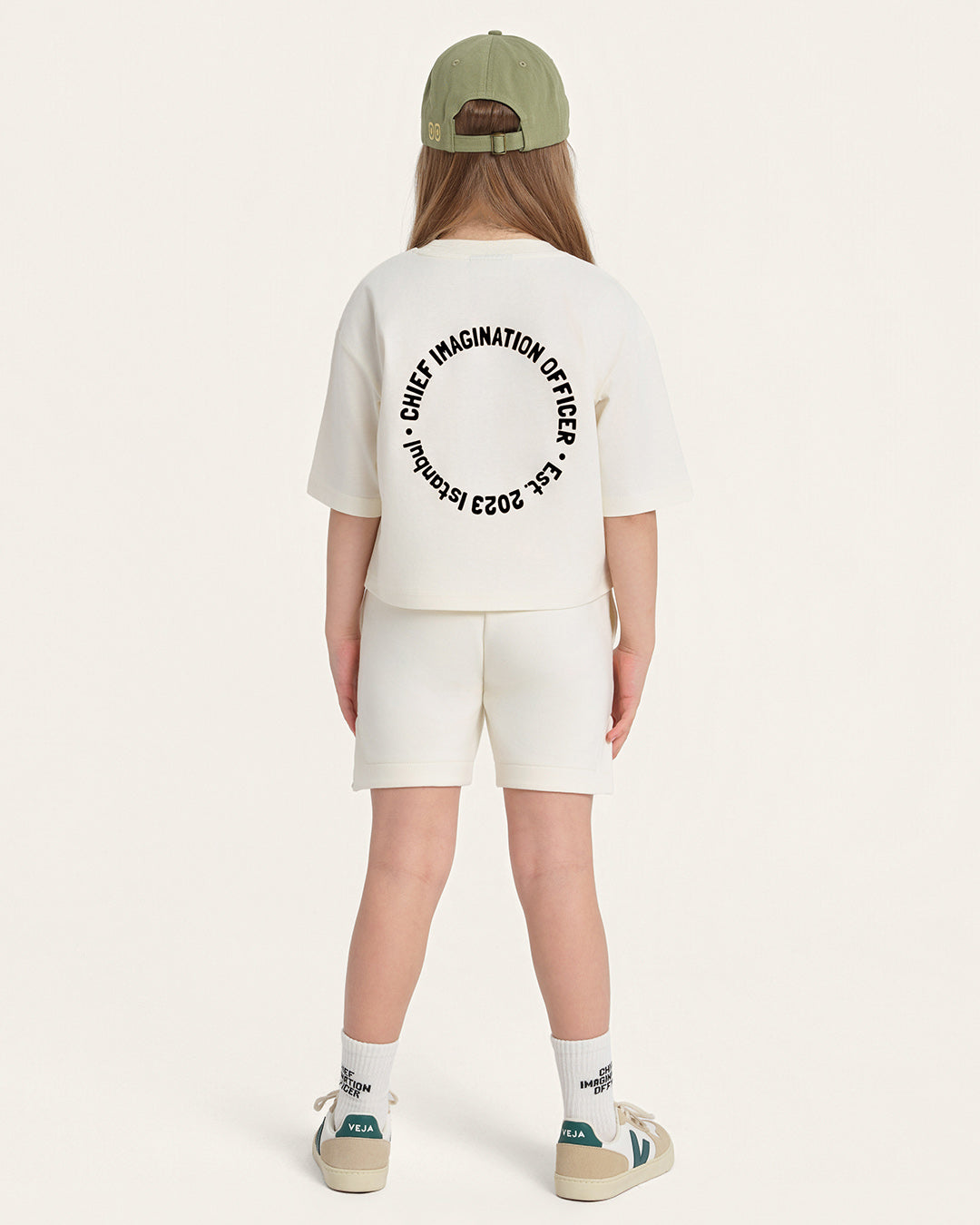 Organik pamuklu Ekru T-Shirt Nº03