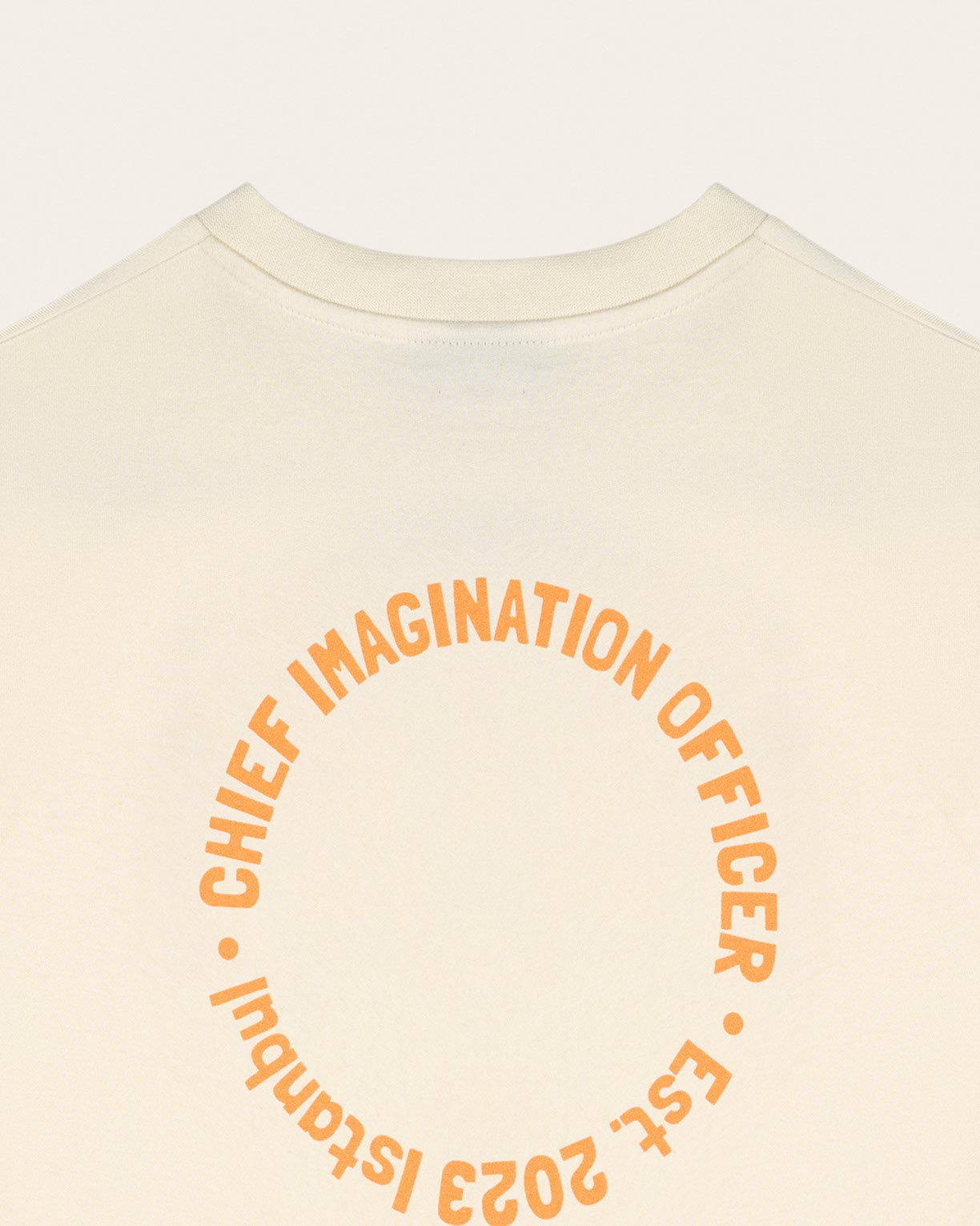Organik pamuklu Ekru T-Shirt Nº03