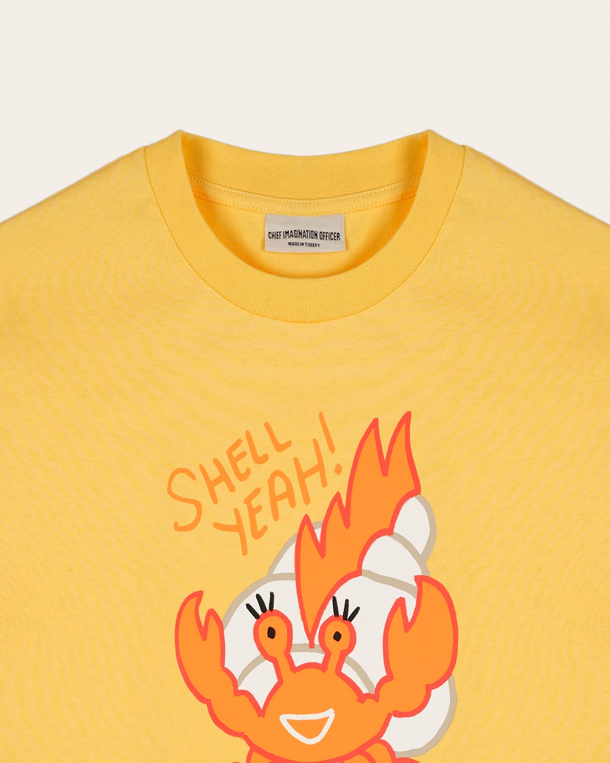 Organik pamuklu turuncu T-Shirt Nº03