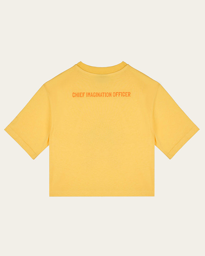 Organik pamuklu turuncu T-Shirt Nº03