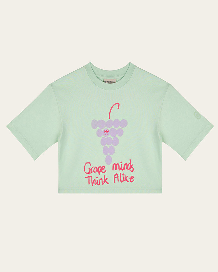 Organik pamuklu yeşil T-Shirt Nº03