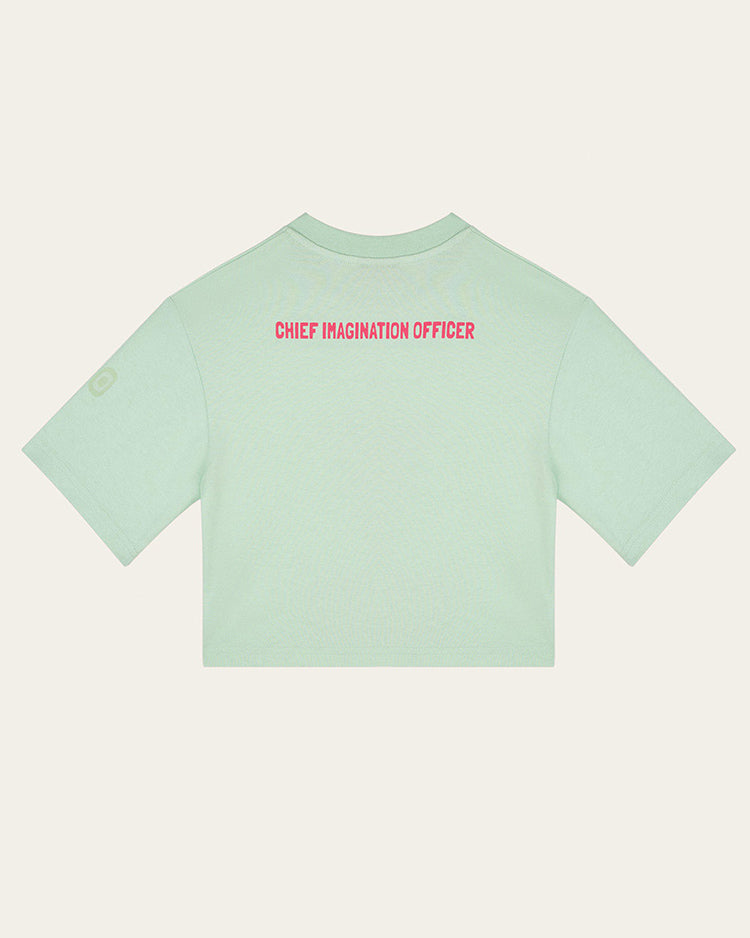 Organik pamuklu yeşil T-Shirt Nº03