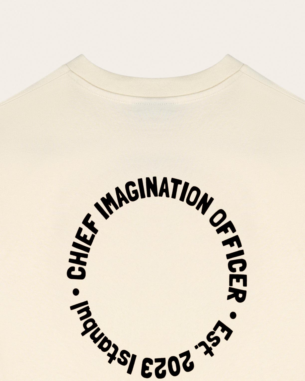 Organik pamuklu Ekru T-Shirt Nº03